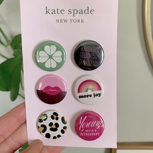 Kate Spade Pin Set